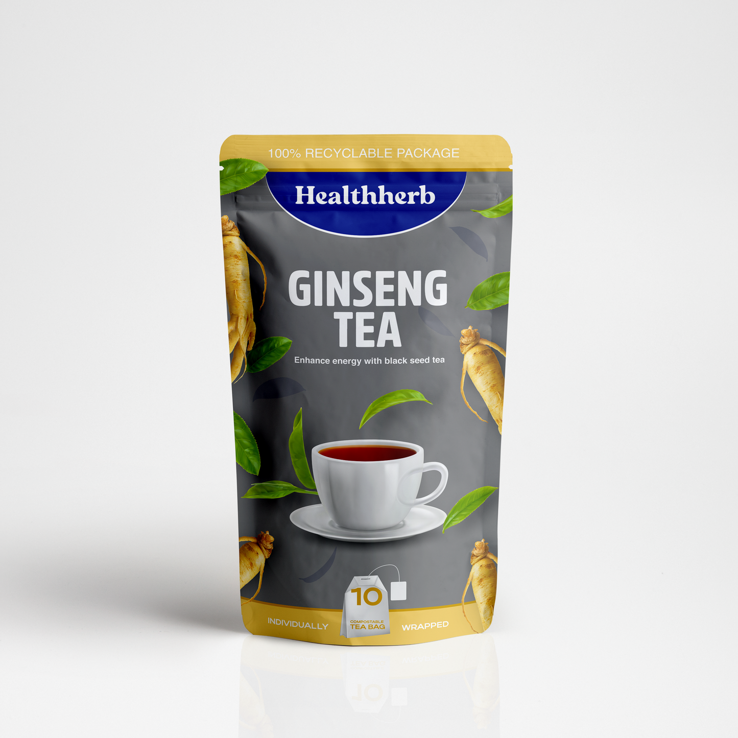 GINSENG GREY TEA