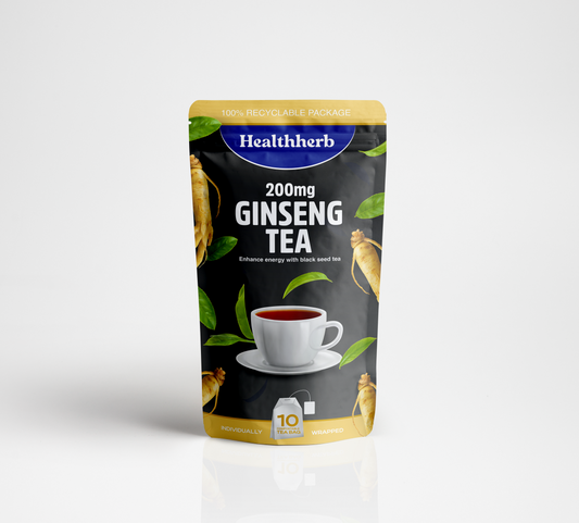 GINSENG 200MG BLACK TEA ENERGY