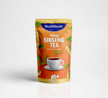 GINSENG 100MG - ORANGE TEA RECOVERY